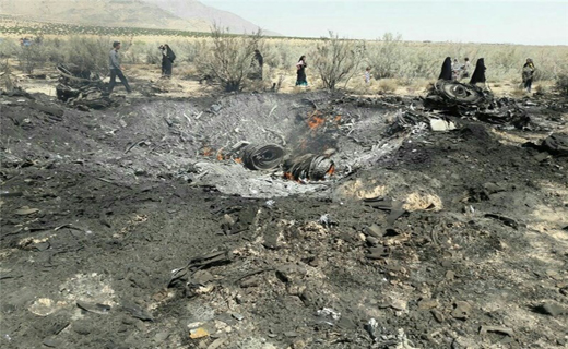 سقوط یک فروند جنگنده در فارس