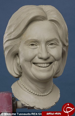 رونمایی از مجسمه نامزدهای انتخابات ریاست جمهوری آمریکا/ یکی خندان و دیگری ناراحت +تصاویر