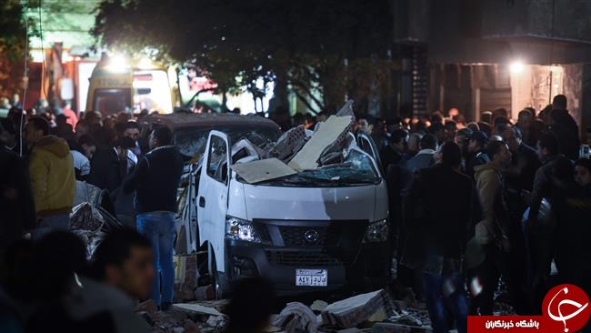 7 کشته و زخمی در انفجار تروریستی مصر+تصاویر