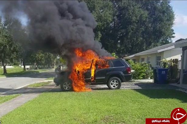 گوشی گلکسی نوت 7، این بار یک خودرو را به آتش کشید