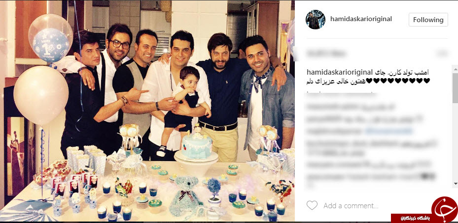 جشن تولد پسرِ خواننده معروف+عکس