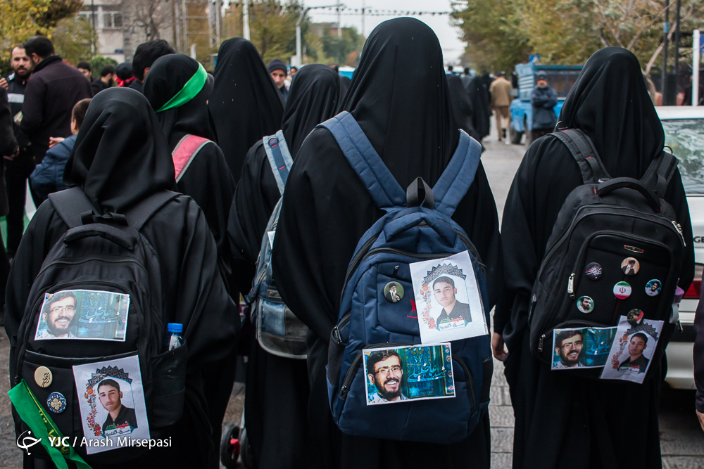 پیاده روی روز اربعین در تهران + عکس