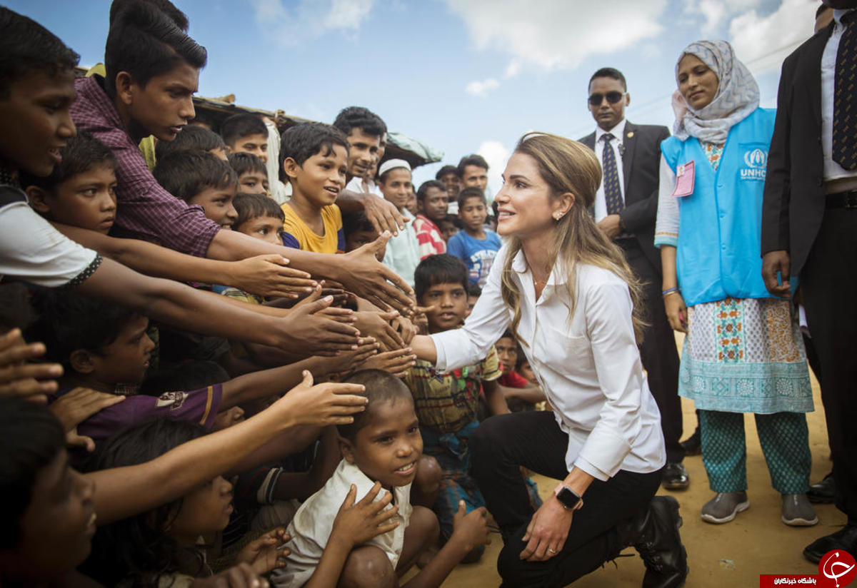 سخنان ملکه اردن درباره وضع آوارگان روهینگیا: چیز‌هایی که دیدم وحشتناک بود